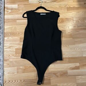 Black A&F tank bodysuit XL